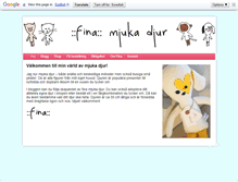 Tablet Screenshot of finamjukadjur.bixue.se